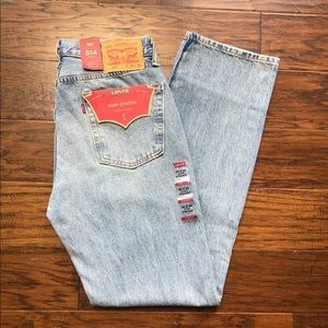 NEW Men’s Levi’s 514 Straight Fit Jeans 32x34